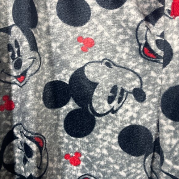 Disney Women's Mickey Cozy Red Black PJ Pants Large Super Soft! - Picture 3 of 5